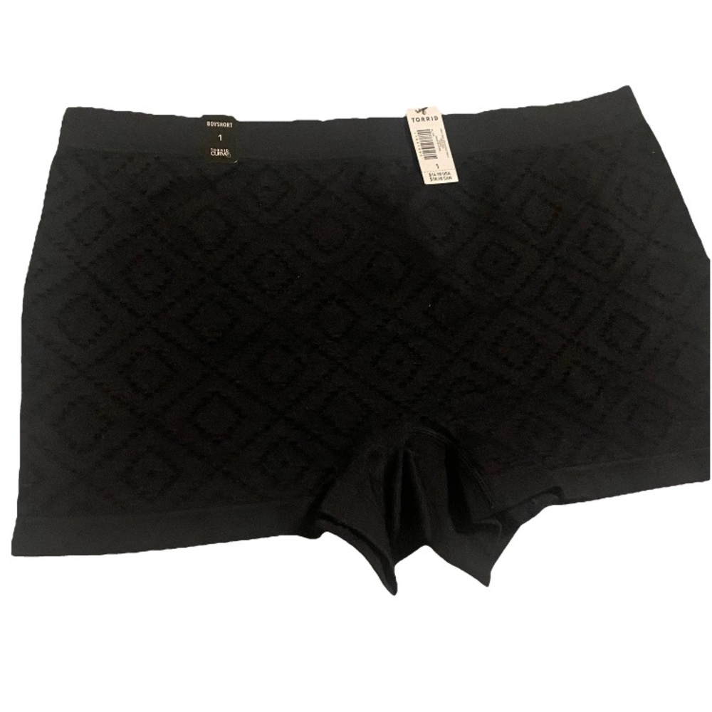💜Torrid Curve Women’s Boyshorts style stretchy panty with cut outs Size:1